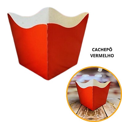 Cachepôs de Festa Vermelhos: Decore com Estilo!