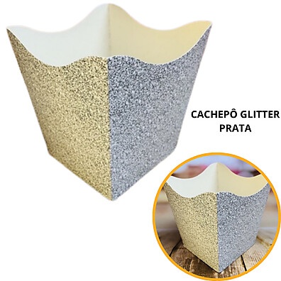 Cachepôs Decorativos Prata: Kit para Festas e Flores
