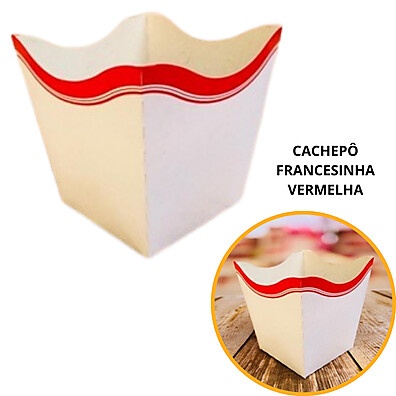 Cachepôs Francesinha Vermelha: Decore Sua Festa!