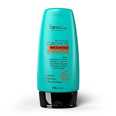 Cachos Definidos: Creme 5 em 1 Forever Liss 200g
