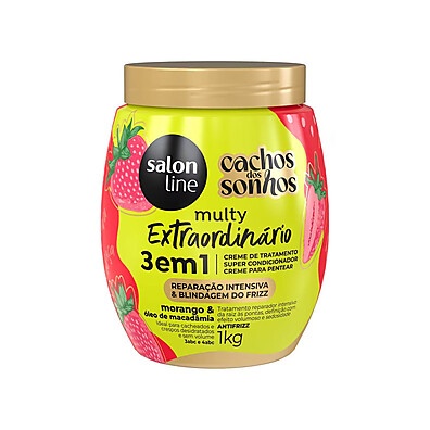 Cachos Dos Sonhos Morango: 3 em 1 Nutritivo!