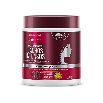 Cachos Intensos: Máscara de Tratamento 500g