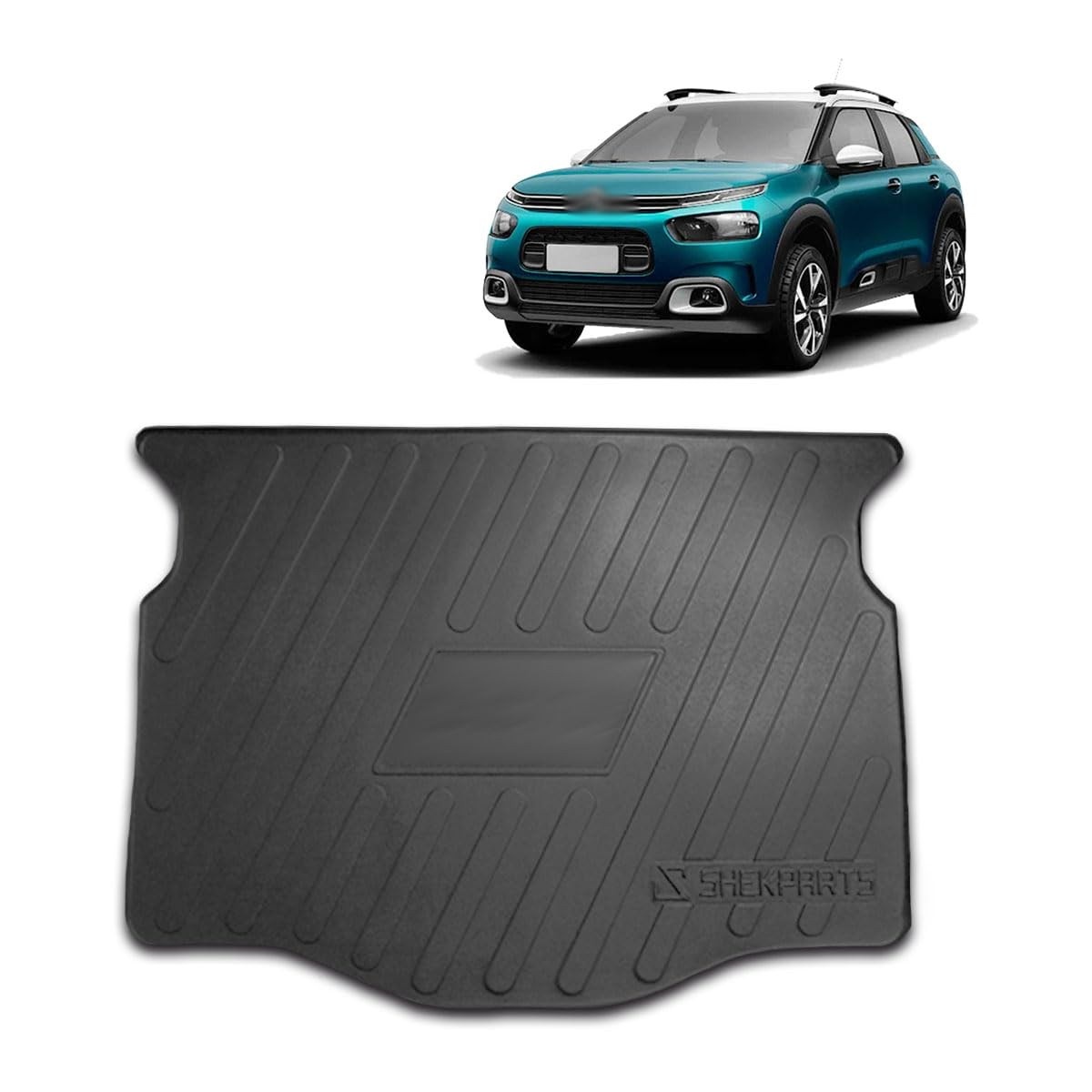 Protetor de Porta-Malas Premium para Fiat Toro Cactus (2018-2023) - Tapete Bandeja em Relevo