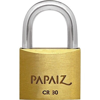 Cadeado Papaiz 30mm: Segurança Confiável em Embalagem com 10 Unidades