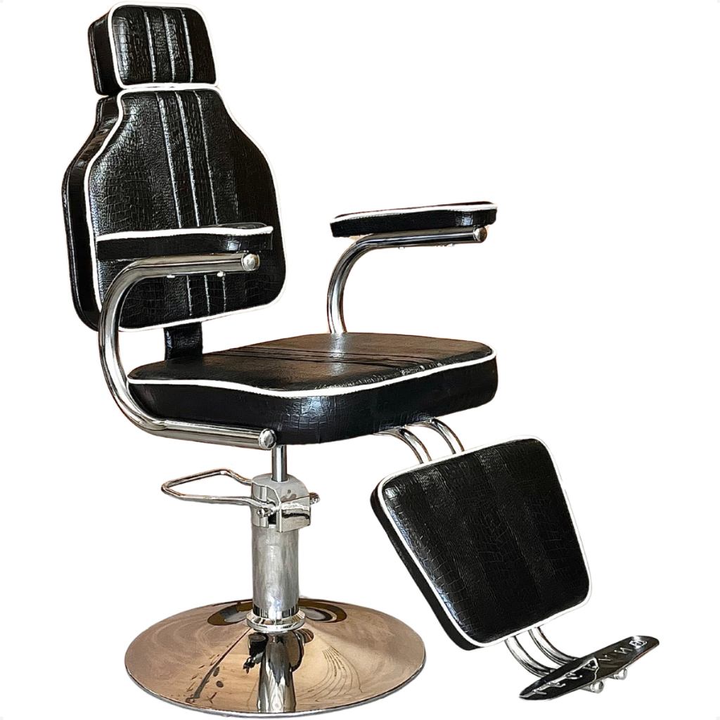 Cadeira de Barbeiro Reclinável Hidráulica: Conforto e Estilo para Seu Salão