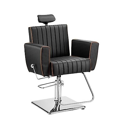 Cadeira de Cabeleireiro Hidráulica e Reclinável Dompel Nomad Preto: Conforto Profissional