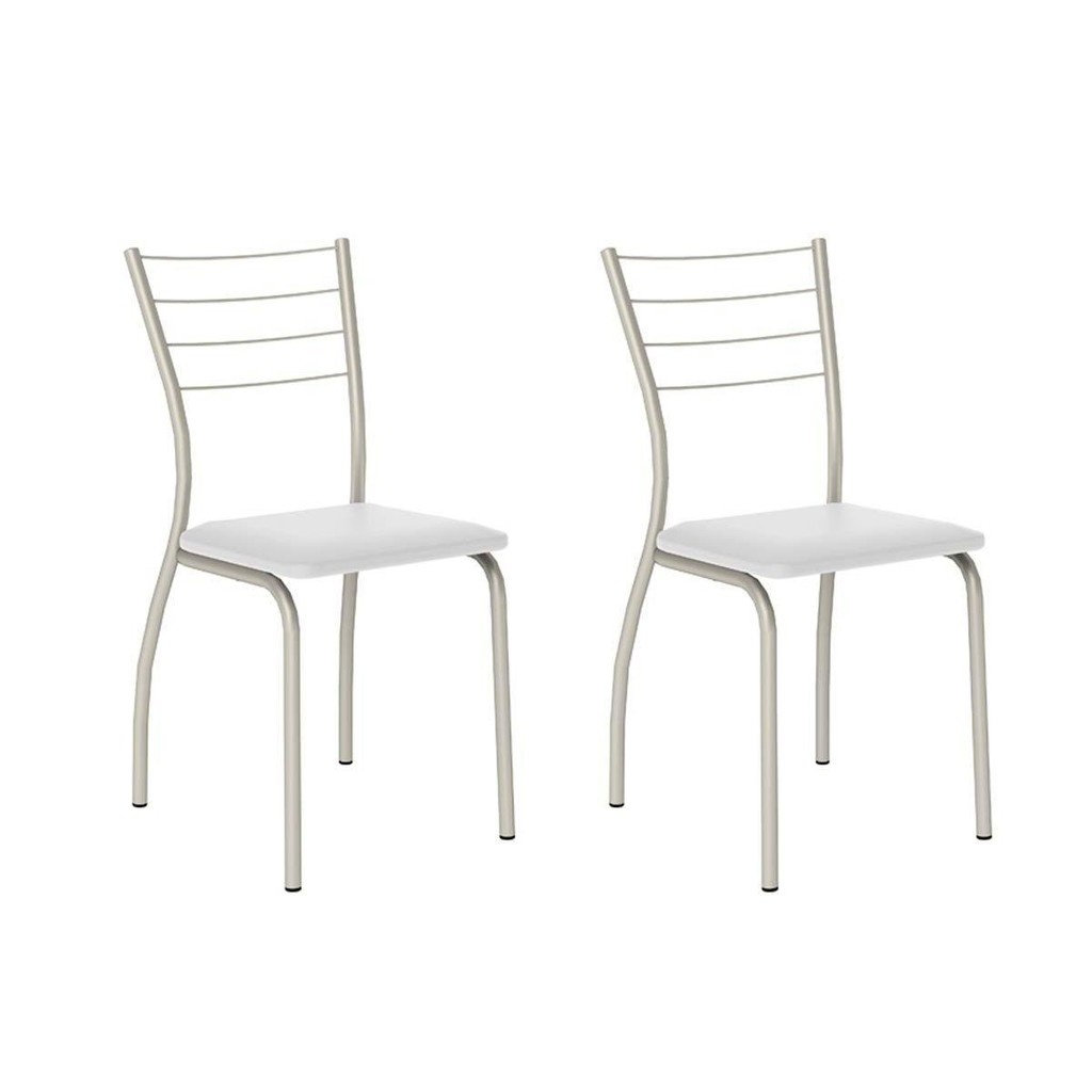 Cadeira de Jantar Carraro: Elegância em Aço