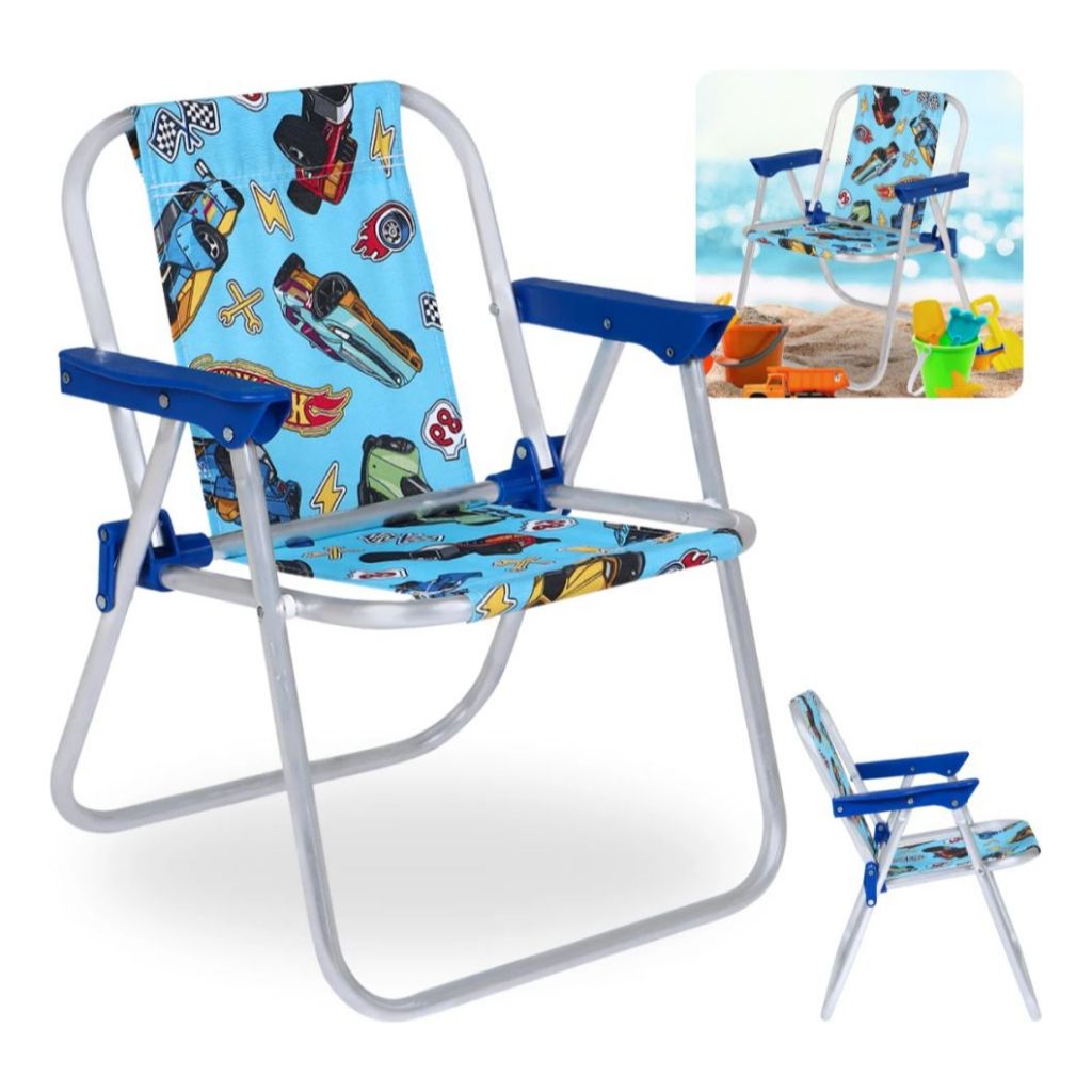 Cadeira de Praia Infantil Dobrável: Conforto e Diversão!