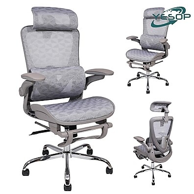 Cadeira Ergonômica Yesop Branca – Conforto Zero Gravity