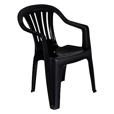 Cadeira Plástica Mor Preta - Conforto e Durabilidade