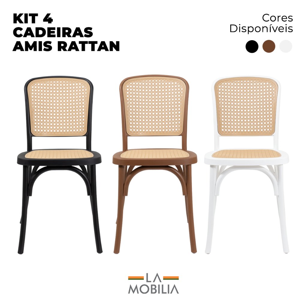 Cadeira Rattan Amis: Conforto e Estilo!