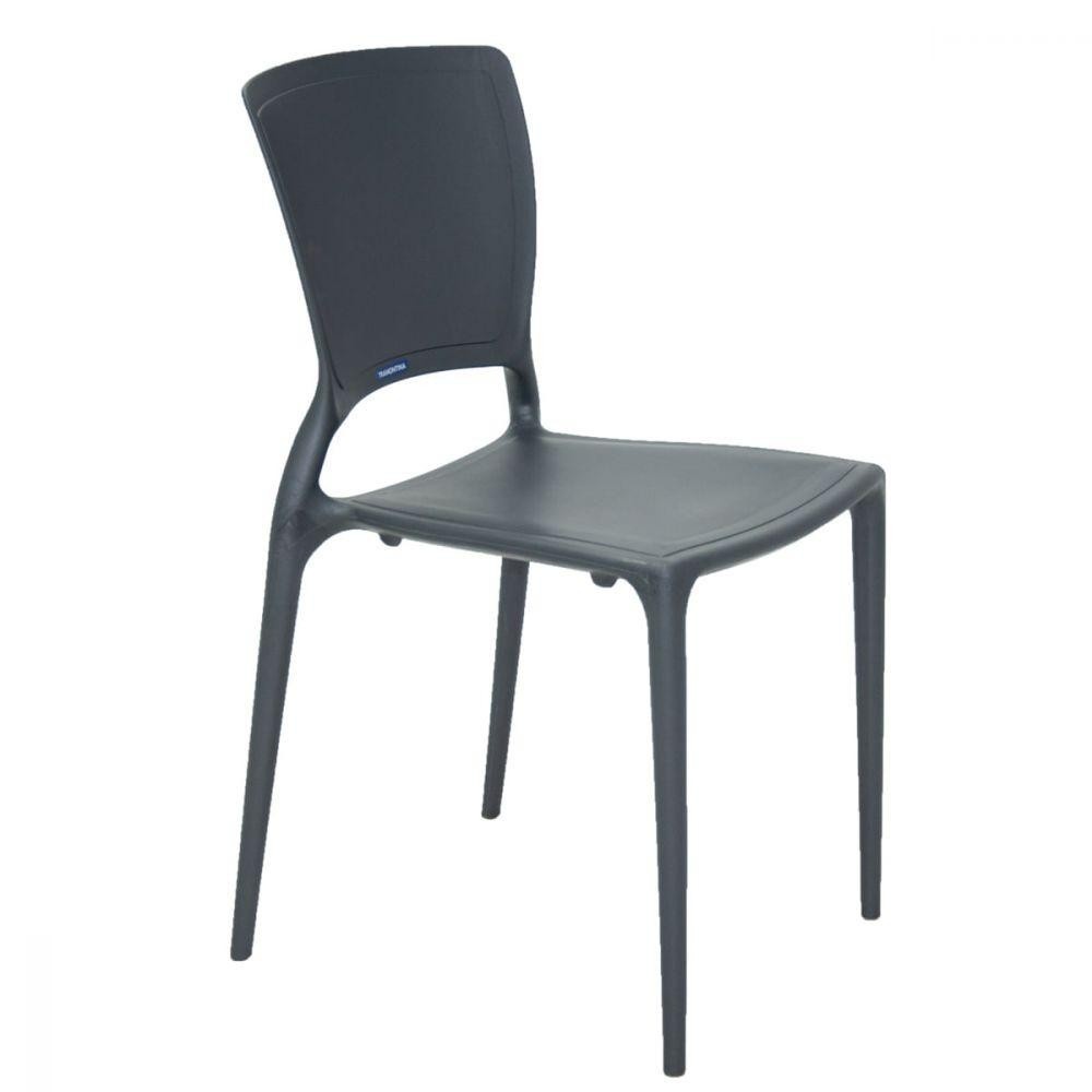 Cadeira Sofia Grafite: Conforto e Design!