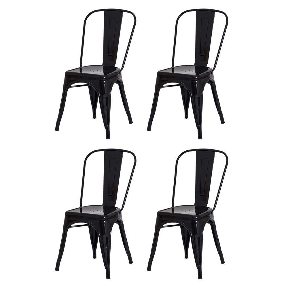 Cadeiras Tolix Iron: Kit 4 para Bar e Industrial