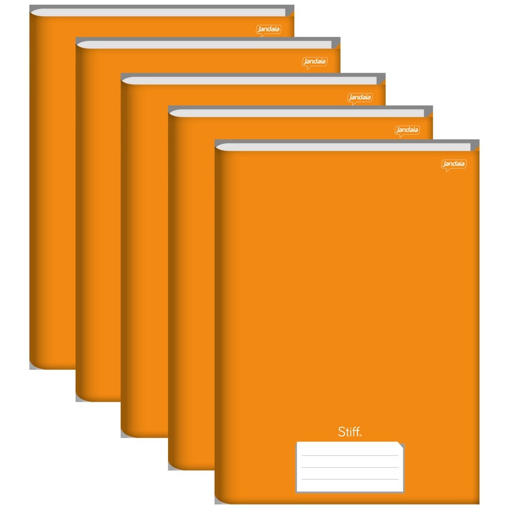 caderno-brochura-jandaia-pacote-com-5-laranja
