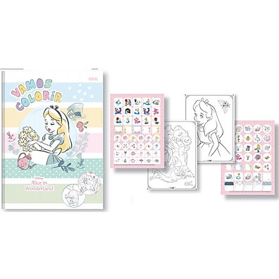 Caderno de Colorir Alice São Domingos: 8F - 10525