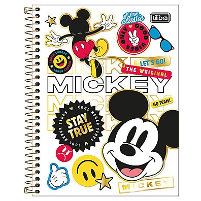 Caderno Mickey Tilibra: Organize-se com Estilo!