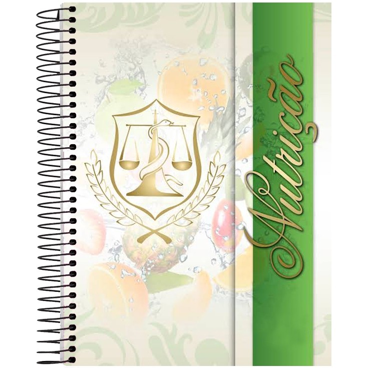 Caderno Nutrição: 1, 10 ou 20 Matérias – Personalize e Estude Melhor!