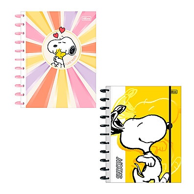 Caderno Tilidisco Snoopy Tilibra: Organize-se com Estilo!