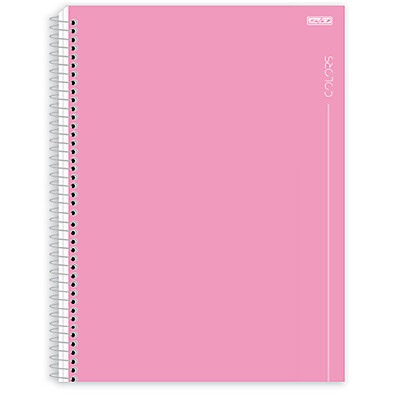 Caderno Universitário Colors Rosa: Organize-se com Estilo!