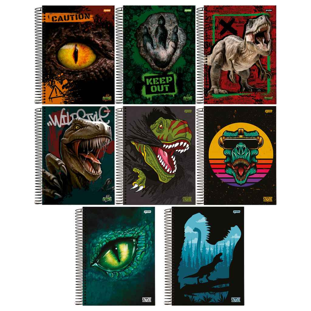 Cadernos Universitários Jandaia: Kit 4 Capa Dura