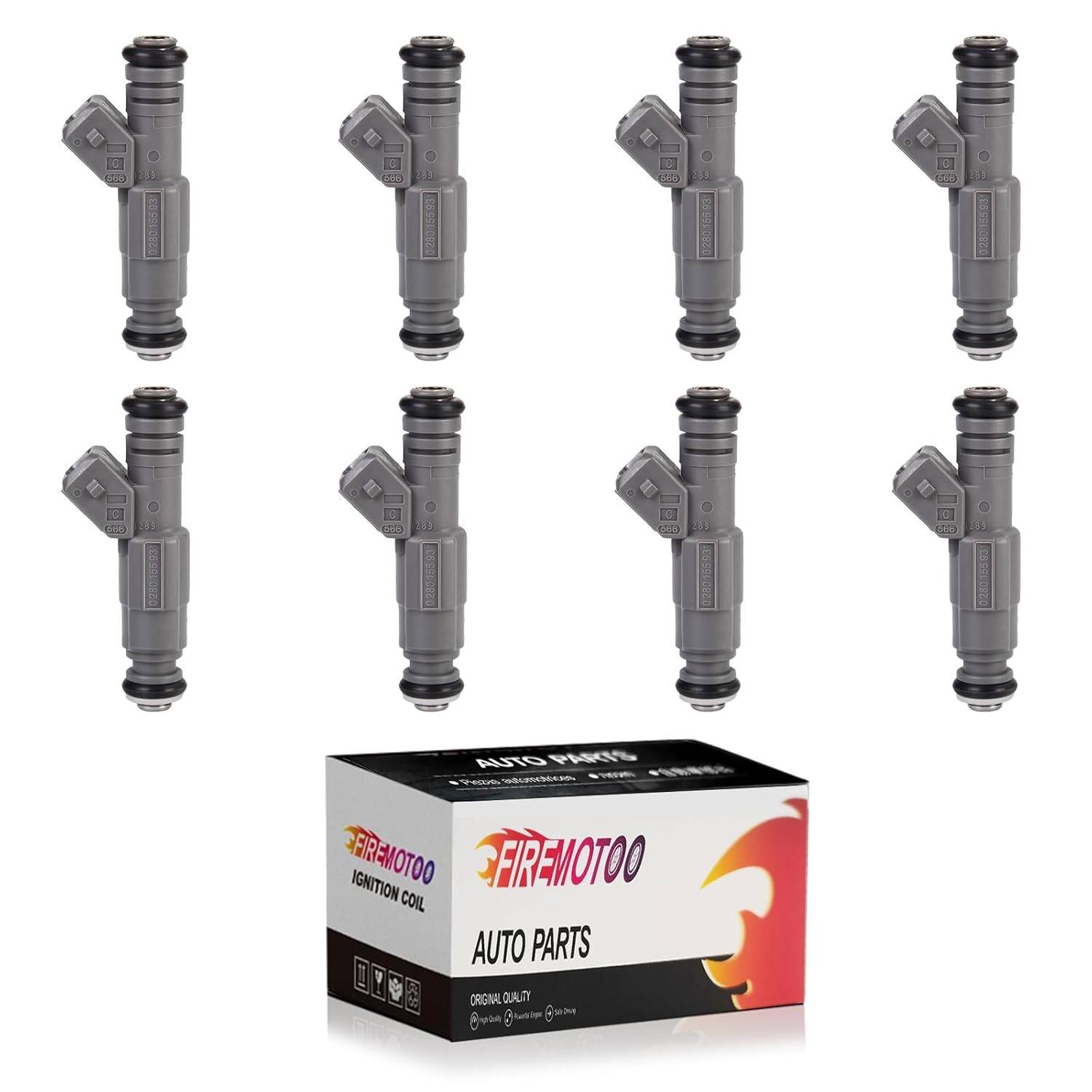 Kit 8 Injetores Combustível 4 Furos para Cadillac CTS, Camaro, Corvette, Firebird e GTO (2001-2005)