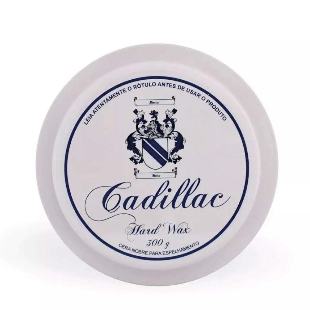 Cera Cadillac Hard Wax 300g: Brilho Espelhado e Proteção Duradoura