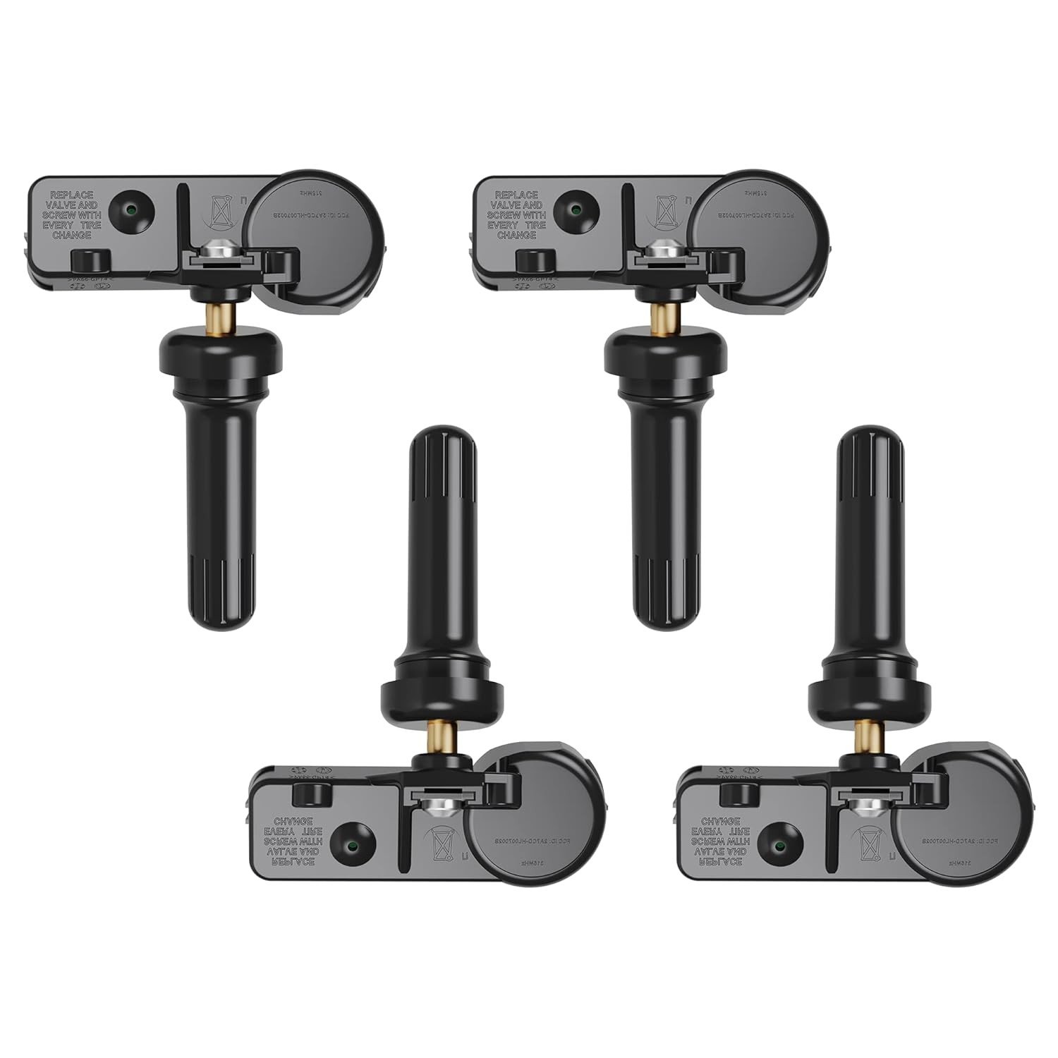Sensor TPMS 315MHz para GMC, Buick, Chevy, Cadillac - Kit com 4 Unidades