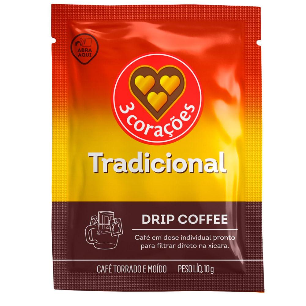 Café 3 Corações Sachê: Prático e Saboroso!