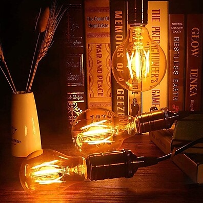 Lâmpadas LED Edison Retrô para Decoração: Estilo e Eficiência em Casa e Café