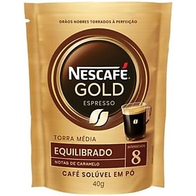 Nescafé Gold Intensidade 8: Café Solúvel Premium 40g