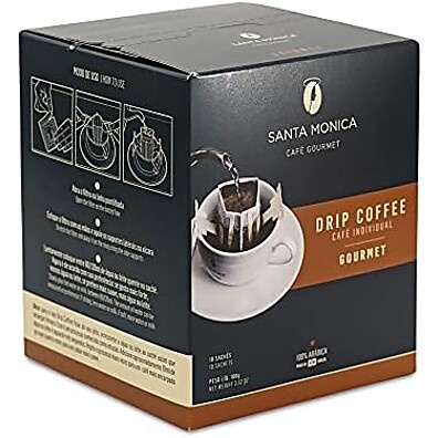 Café Santa Mônica Drip Coffee: Sabor Gourmet em 10 Sachês