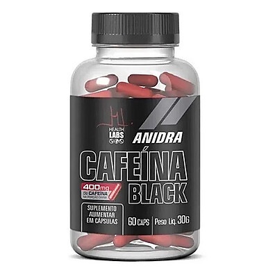 Cafeína Black 400mg: Energia Pura!