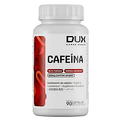 Cafeína DUX 90 Cápsulas: Energia, Foco e Desempenho Máximo