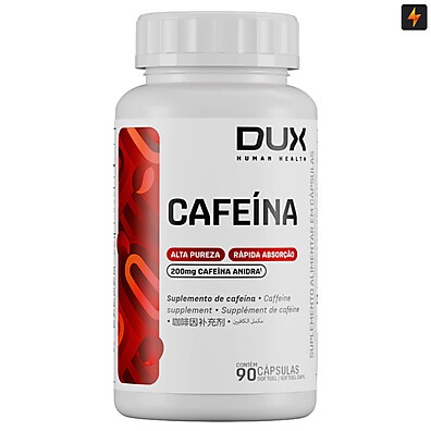 Cafeína Dux: Energia e Foco em 90 Cápsulas