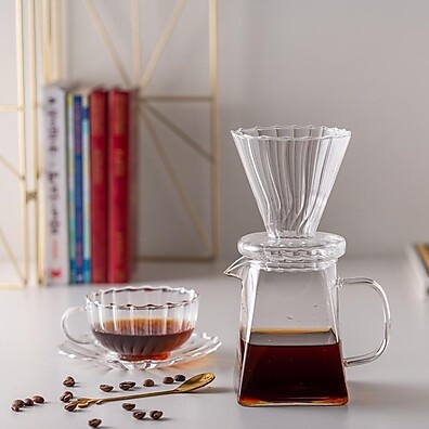 Cafeteira de Vidro Wolff: Café Fresco com Estilo