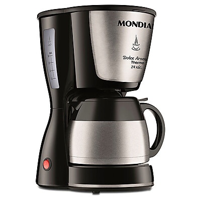Cafeteira Elétrica Mondial Dolce Arome Thermo: 24 Xícaras e Café Quentinho por Mais Tempo