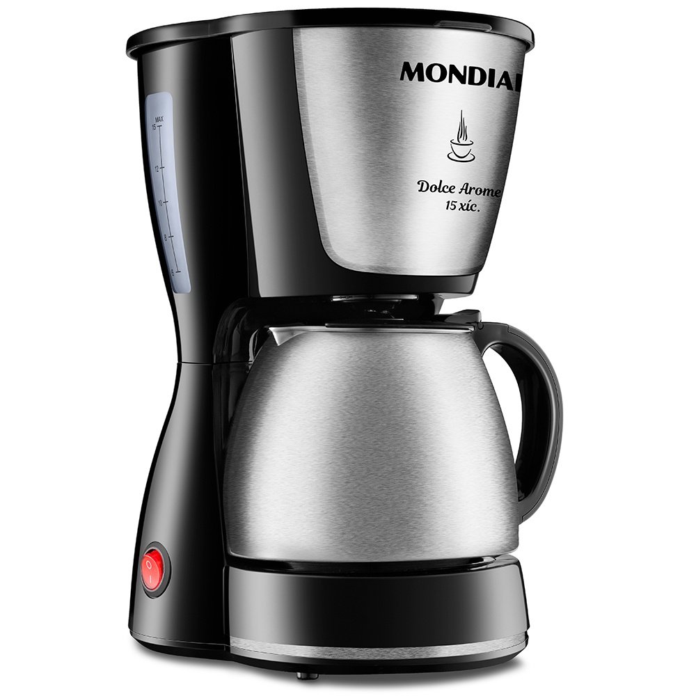 Cafeteira Mondial Dolce Arome: 15 Xícaras em Inox!
