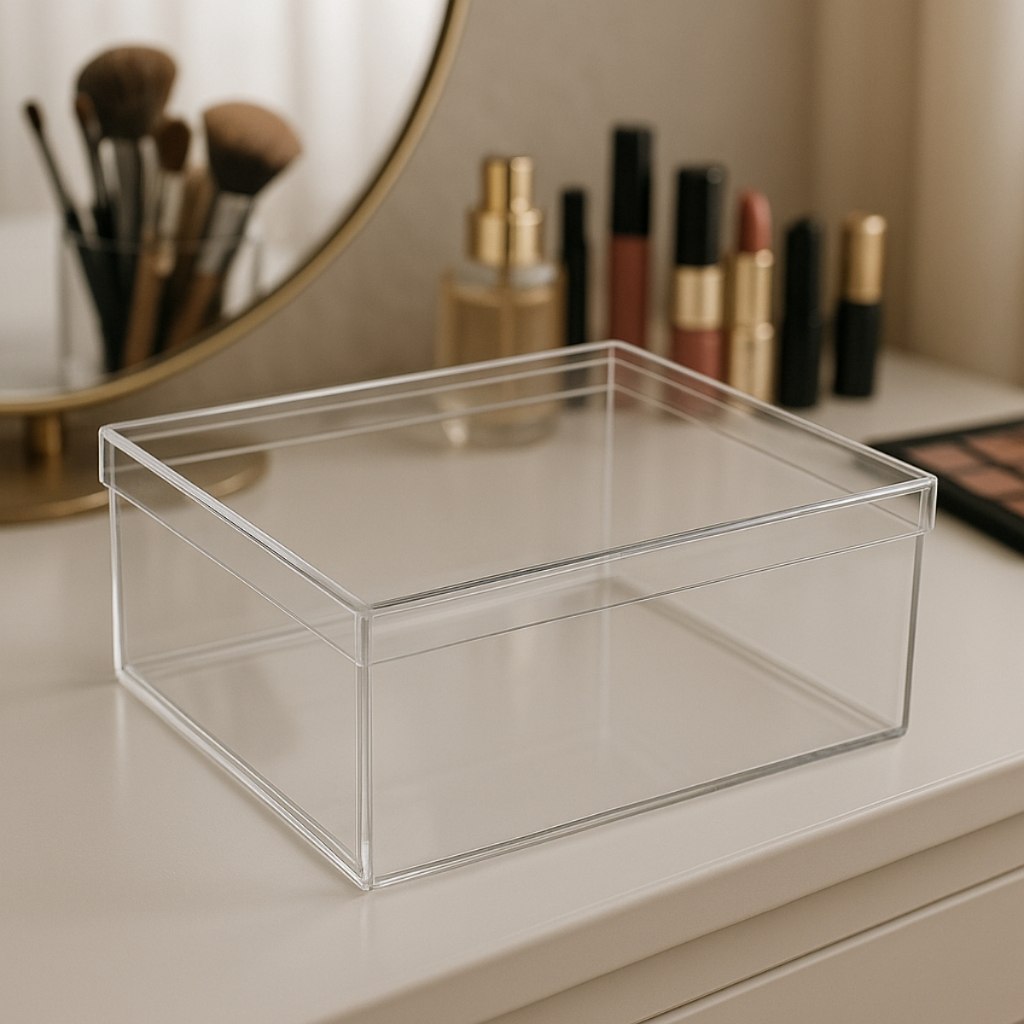 Caixa Acrílica Reforçada 30x20x10 cm: Ideal para Lembrancinhas e Doces