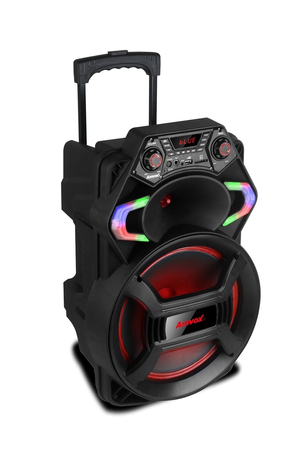 Caixa de Som Amplificada Amvox ACA550 Strondo II: Som Potente e Conectividade Bluetooth 550W RMS