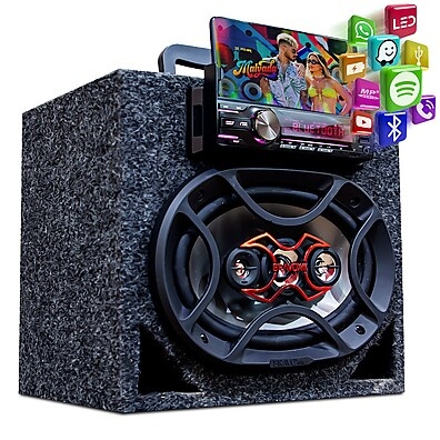 Caixa Ativa Bravox 6x9 com Bluetooth: Som Potente e Qualidade