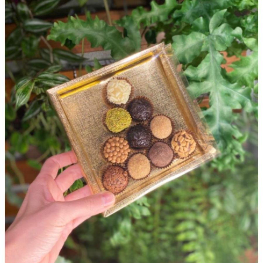 Caixa Brigadeiro Ouro: Elegância para Presentes!
