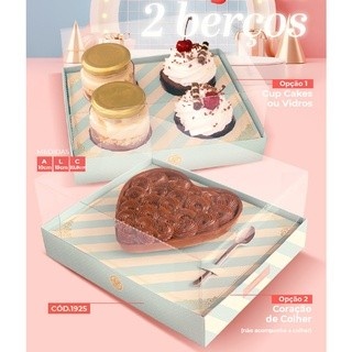 Caixa Coração Cupcake: Elegância e Versatilidade!