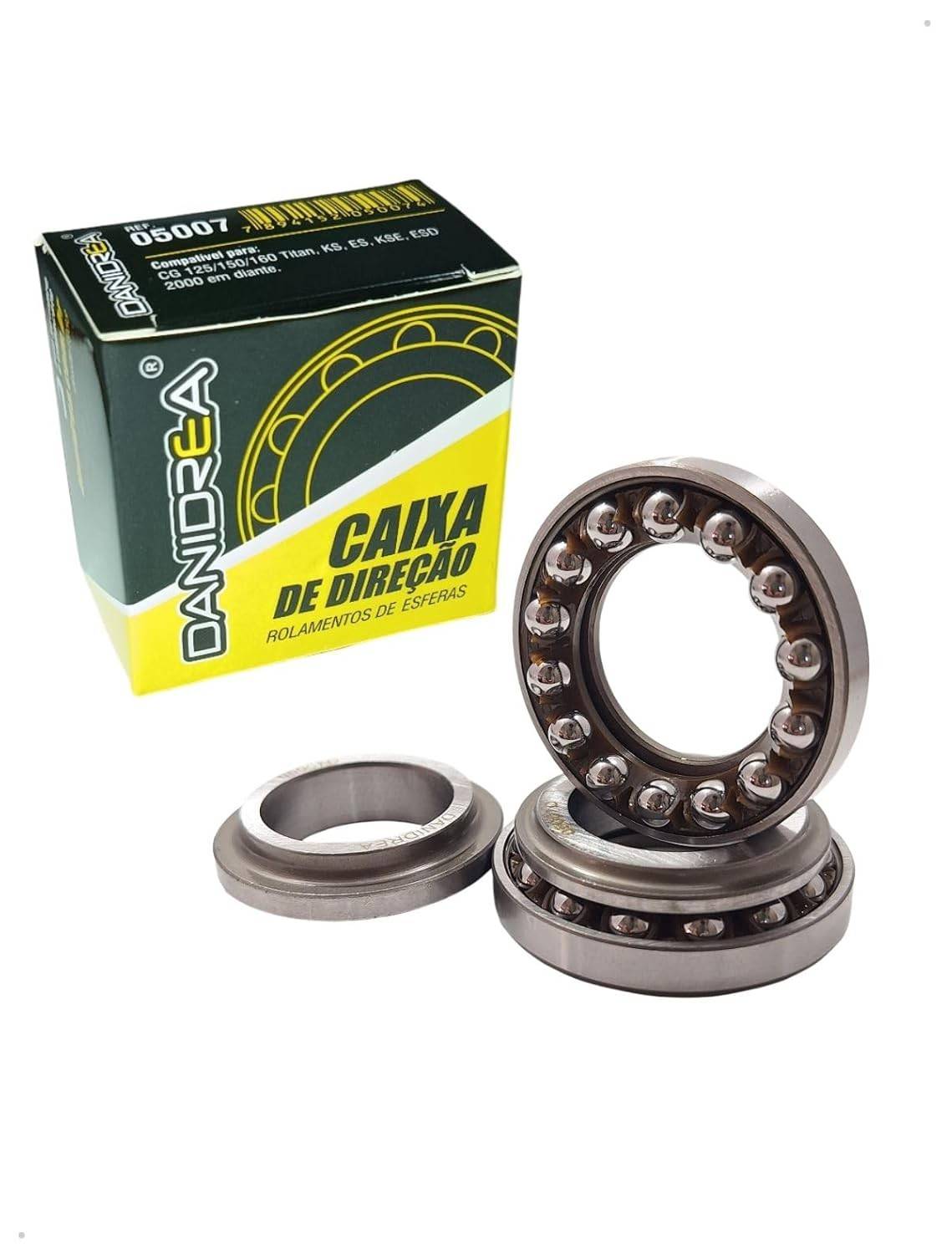 Caixa de Direção Danidrea Honda CG Titan Fan Mix 125/150/160 - Durabilidade e Segurança para Sua Moto