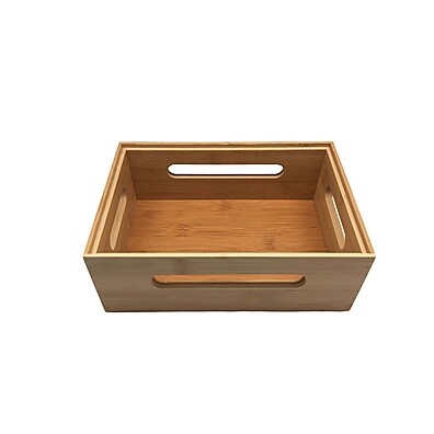 Caixa de Bambu Empilhável Oikos: Organize com Estilo!