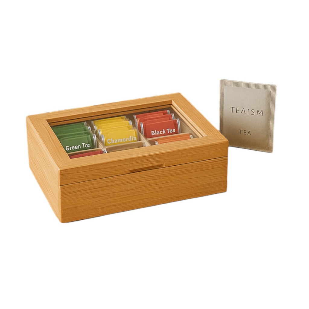 caixa-de-cha-com-visor-acrilico-e-divisorias-de-bambu-organize-com-estilo