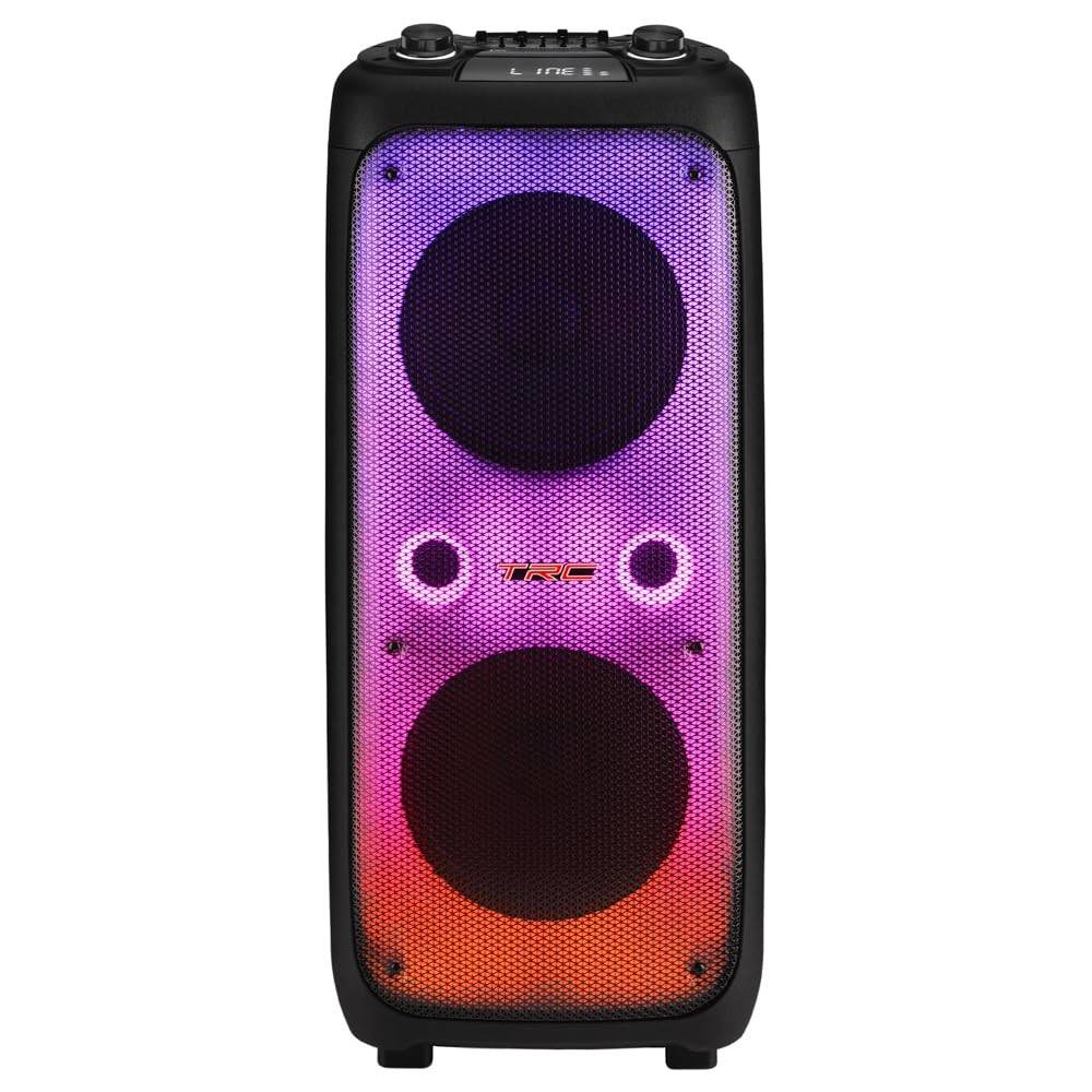 Caixa de Som Amplificadora TRC CT 1700 - Som Potente de 1700W com Bluetooth e LED