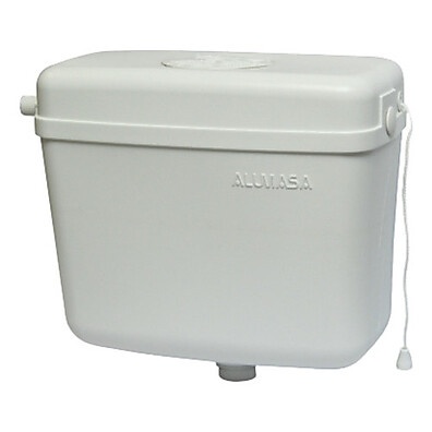 Caixa de Descarga 9L Branca com Cordinha – Ideal para Banheiro
