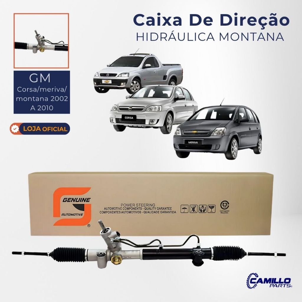 Caixa de Direção Hidráulica Corsa/Meriva: Leveza e Precisão