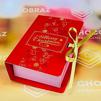 Caixa de Doces Natal Clássico: Elegância para 6 Doces