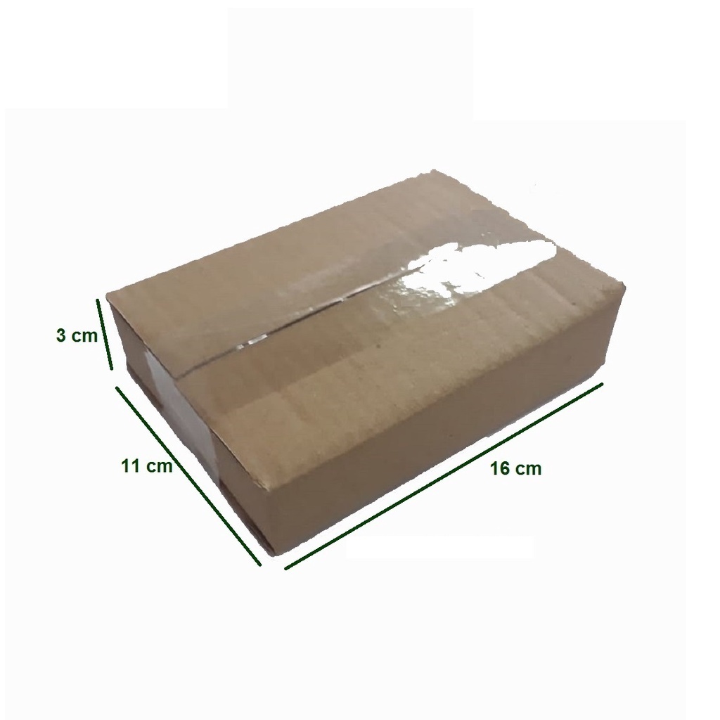 Caixa de Papelão 16x11x3 para Sedex: 300 Unidades com Alta Resistência